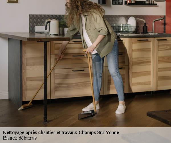Nettoyage après chantier et travaux  champs-sur-yonne-89290 Franck débarras