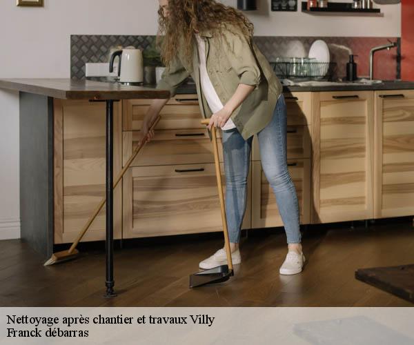 Nettoyage après chantier et travaux  villy-89800 Franck débarras