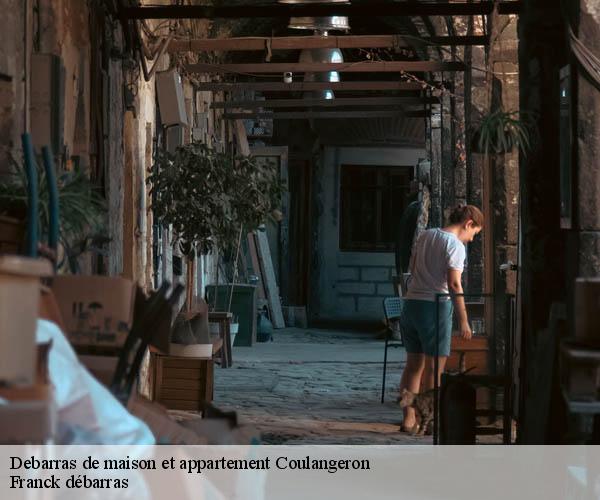 Debarras de maison et appartement  coulangeron-89580 Franck débarras